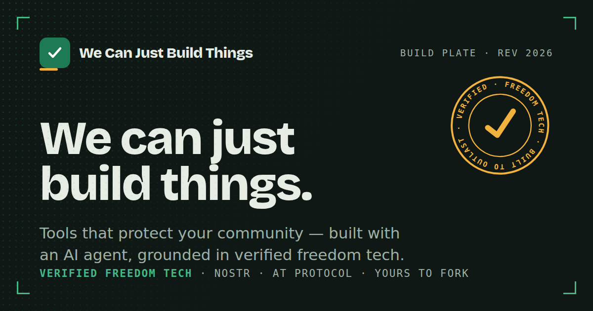 https://wecanjustbuildthings.dev/ social preview image